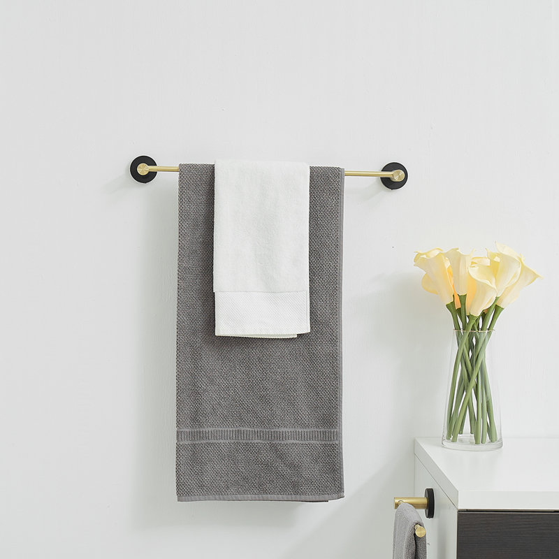 5 - Piece Bathroom Hardware Set, Black Gold