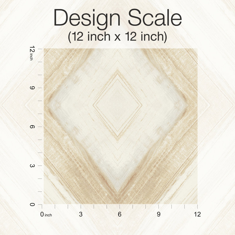 Geometric Wallpaper Double Roll, Desert
