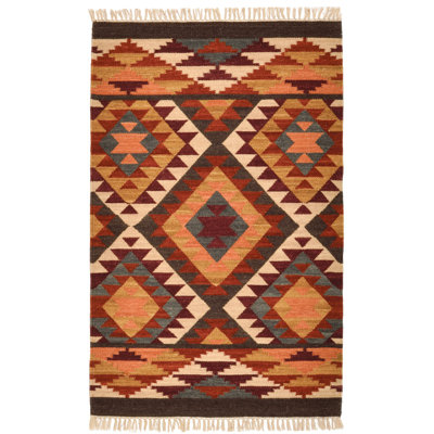 Keynot Striped Hand Woven Area Rug