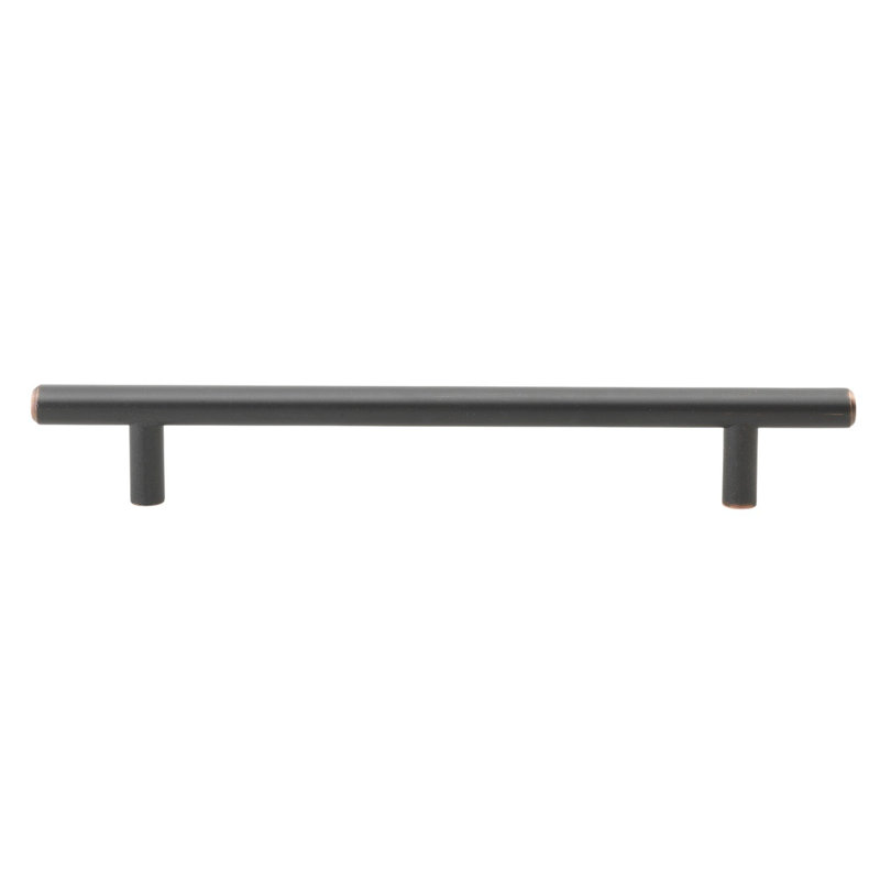 Poignée barre Roman, Bronze frotté à l'huile, 6 5/16"