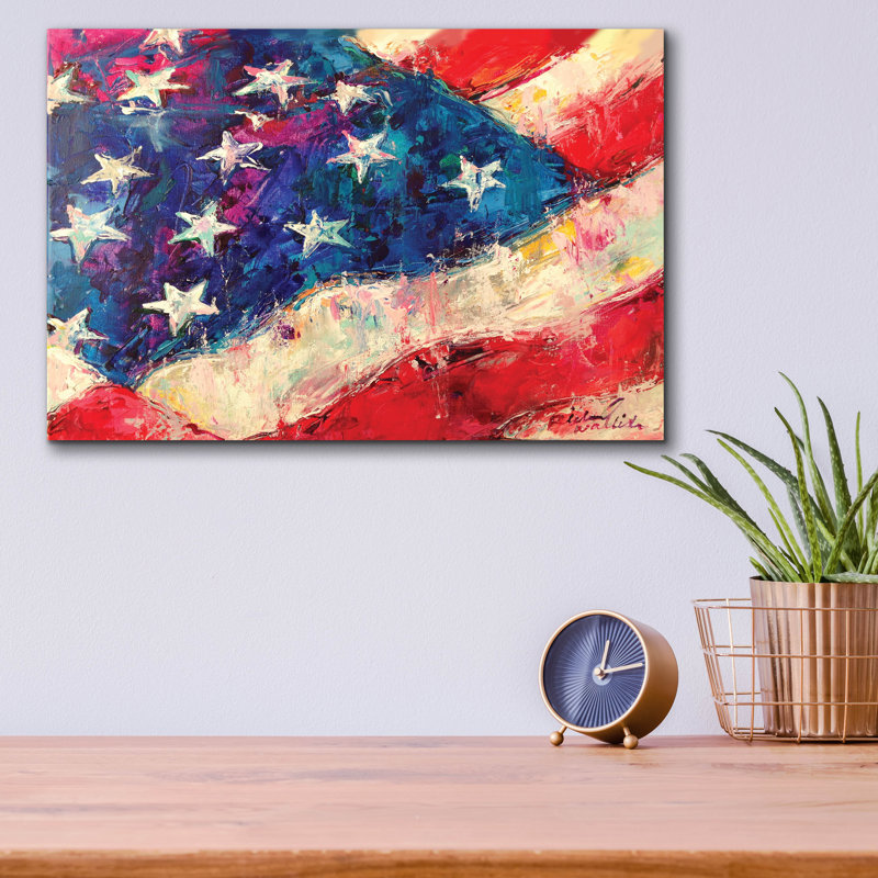 "Artflag" par Richard Wallich, H 12 po x l 16 po x P 0,13 po