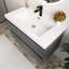 Meuble-lavabo mural simple 36 po avec plateau en résine-1922360948