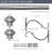 MacLaine Metal Adjustable  Single Curtain Rod-33392460-33392465