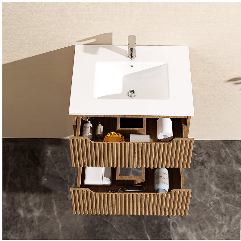 Meuble-lavabo mural flottant 24 po Goodyo (armoire seulement)