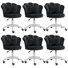 Everly Quinn Dahlgren Velvet Task Chair