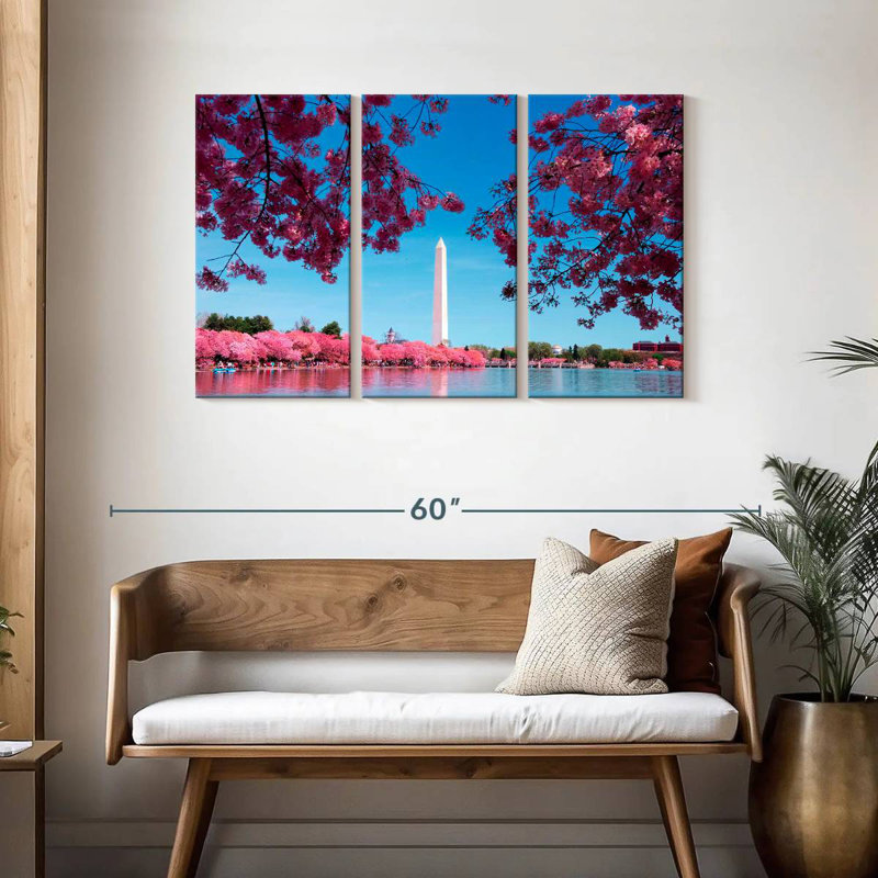 Lilie Washington Spring Sakura, 28" H x 45" W