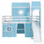Lit mezzanine avec glissoire, tente et tour-1354743141-1347693445