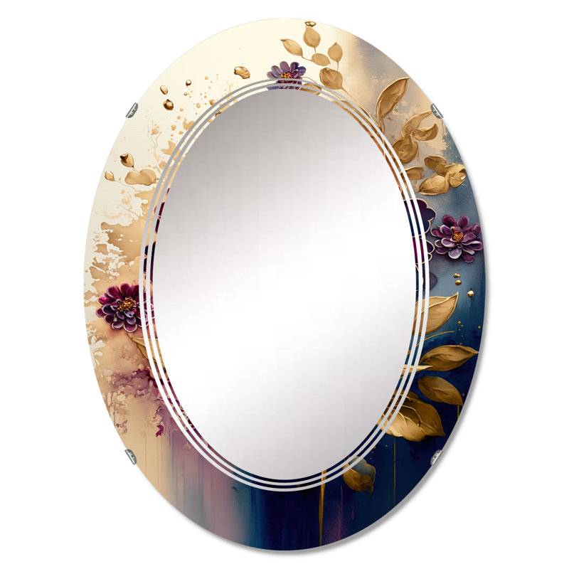 Miroir mural Pompinnian Zinnia, 36 po x 24 po