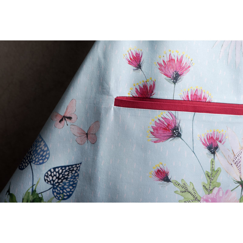 Cotton Bib Apron, Mint