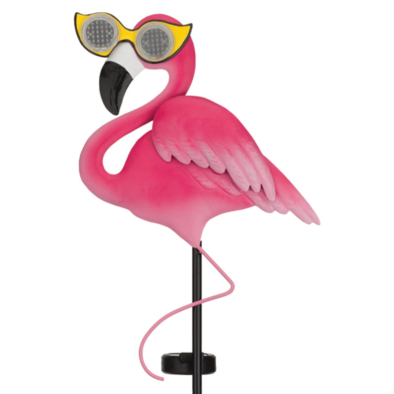 Piquet solaire Eye Roller - Flamant