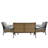 4 Piece Outdoor Conversation Set-890374256