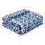 Tapis belge en velours belge lavable pliable - antidérapant et antisalissure - ton bleu-584665677