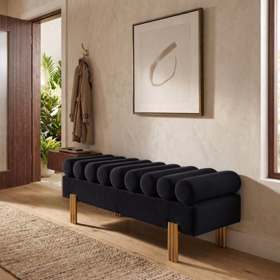 Banc de repose-pieds Modern Velvet