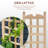 Espiridion Wooden Raised Garden Bed with Trellis, Outdoor Freestanding Planting Planter Box-455814419