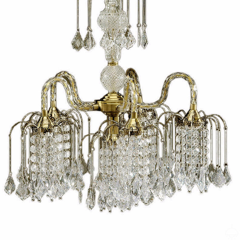 Grand lustre en métal 25 po