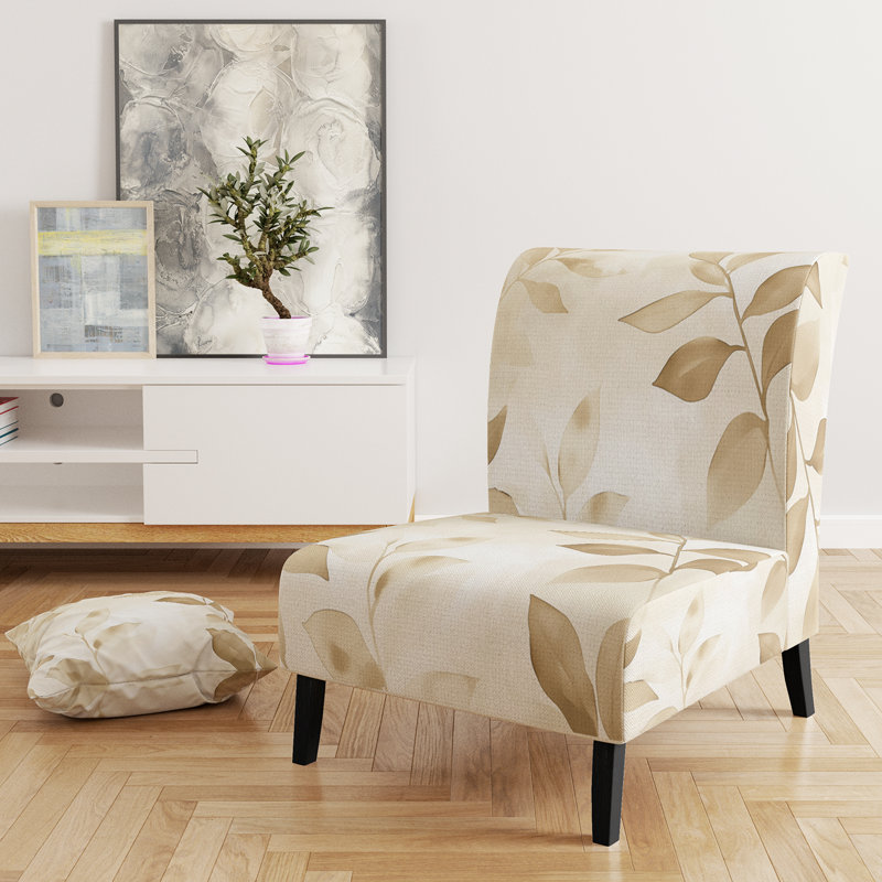 Fauteuil de chambre Leaves, Slipper Armless