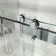 Opal Mirage MCOCOD 60" W x 66" H Double Smooth Sliding Frameless Tub Door and Anti-Collision Function with 3/8"(10mm)Clear Glass