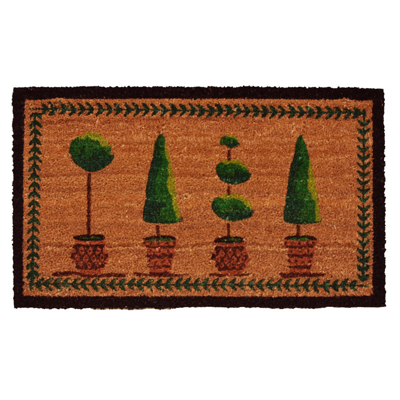 Topiary Doormat, Rectangle 1'5" x 2'5"