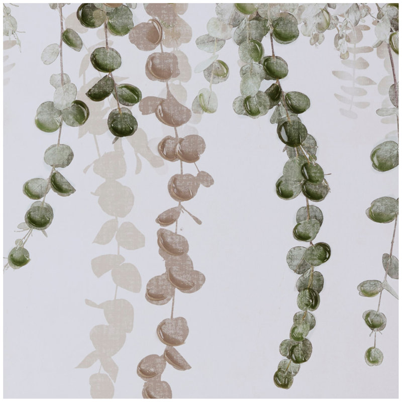 Ensemble de décoration murale en toile encadrée 2 pièces Eucalyptus