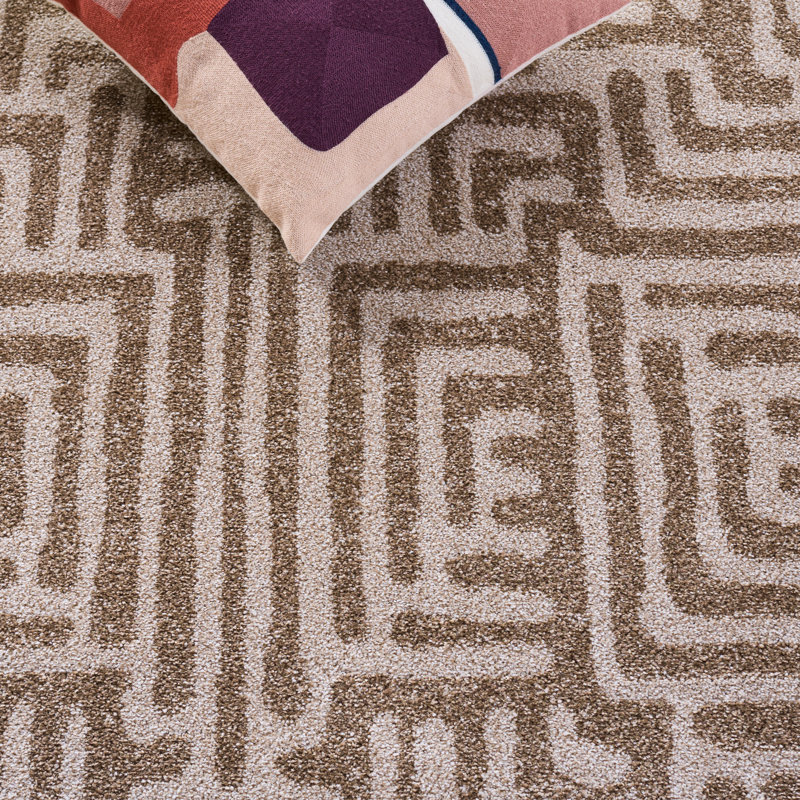 Tapis géométrique Emmalisa Performance, Rectangle 9 pi x 12 pi