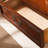 Fine Brown Rubber Wood Solid Wood Bookcase
