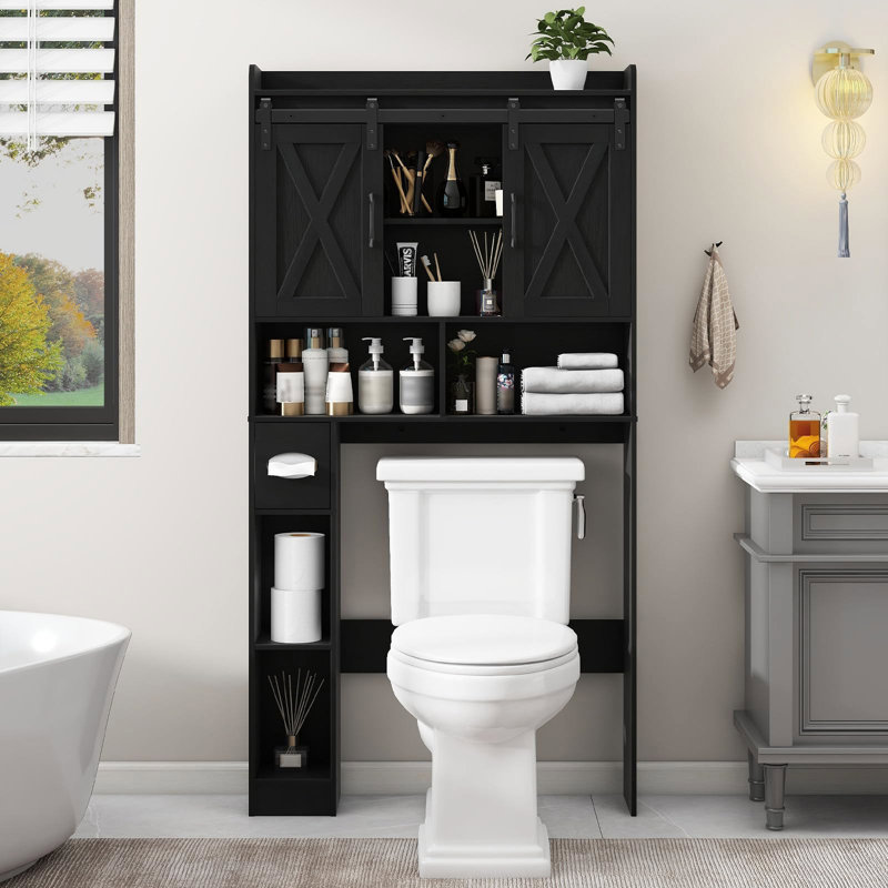 Armoire de rangement au-dessus de la toilette,  Naturel