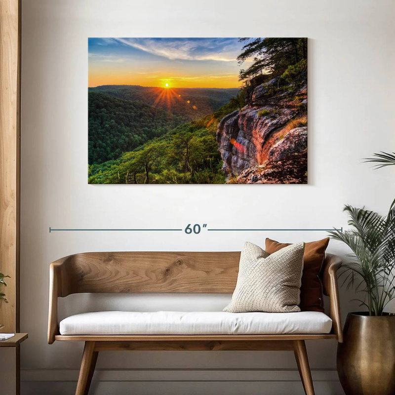Coucher de soleil à Alvord Big South, H 30 po x l 45 po