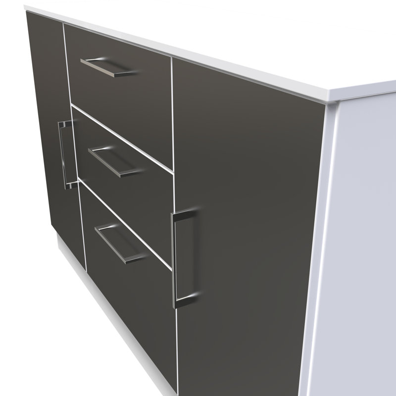 Bluntson 126cm Sideboard, Black