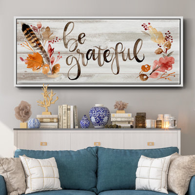 Grateful - toile encadrée