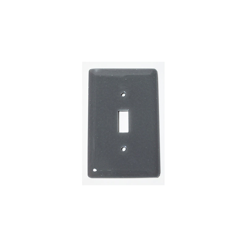 Stenberg No Subject 1 - Gang Toggle Light Switch Wall Plate, Deco Gray