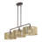Goldiemesh English Bronze Extra Large Linear Chandelier