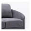Causeuse en lin gris yuina
