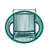 Ferrara Outdoor Patio Teal Faux Wicker Barstool, Set Of 2-370446504