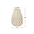 Facetta 7.5" Matte Texture Beige Ceramic Vase-1585059316-1585059314