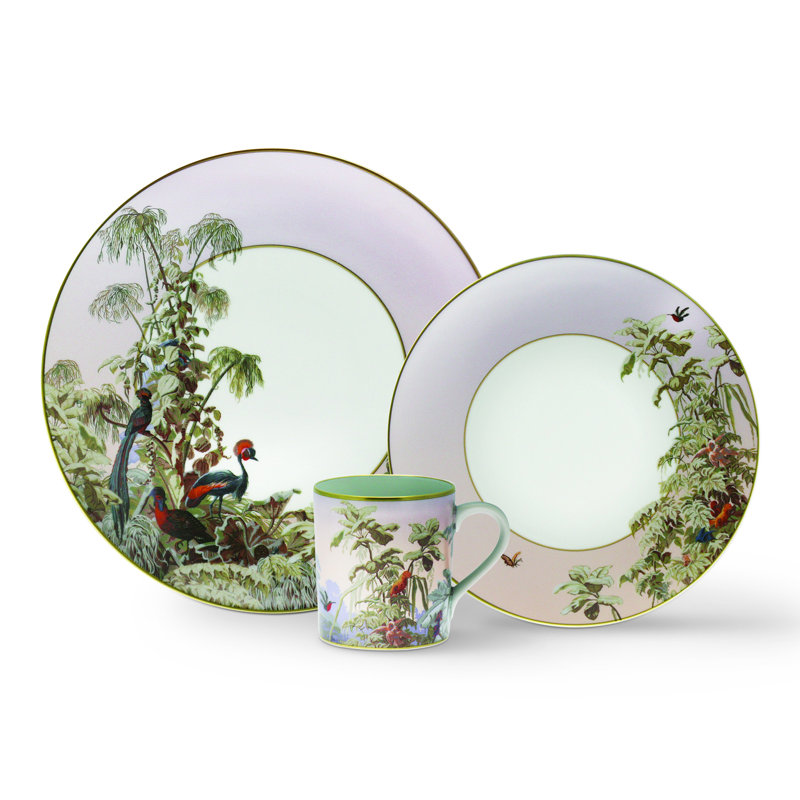 Le Brésil Handmade Porcelain Dinnerware Set