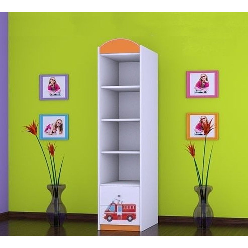 Branham 1 Door Wardrobe, Orange