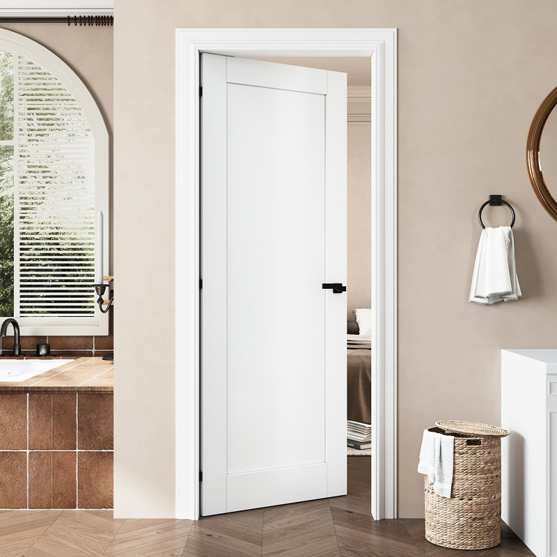 Porte en bois massif lambrissée Interior Pantry, 32 po x 96 po