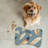 Boho Feathers - 1 Piece Bone Shape Feeding Mat