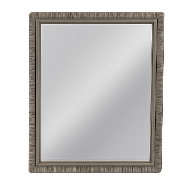 Naples Coastal Beveled Dresser Mirror, Flax
