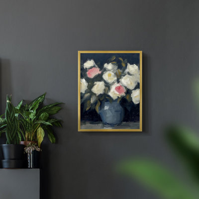 FLORAL Series DCXXI  -Premium Framed Print -Ready to Hang - No Nails Required
