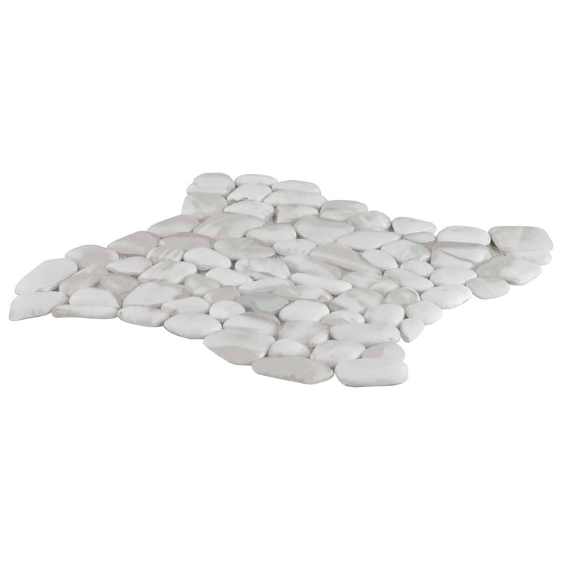 Riverglass 12x12 Frosted Glass Mosaic Tile