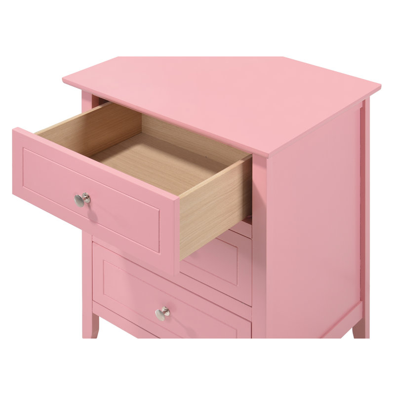 Table de chevet moderne pour votre chambre à coucher, Rose