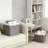 Wicker Storage Baskets With Removable Liners - Waterproof Foldable Cube Organizer Bins For Shelves, Closet, Pantry, And Home Decor-1044661819