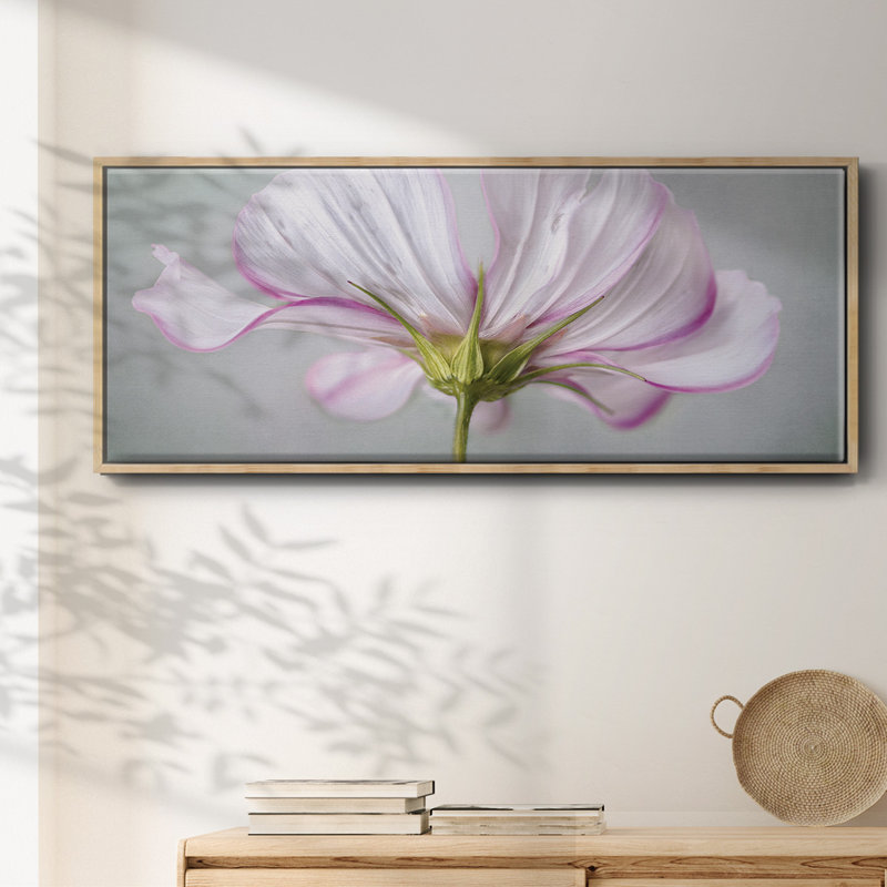 Textured Floral- Framed Canvas