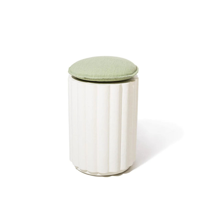 Daisy Outdoor Barstool, Jade Green