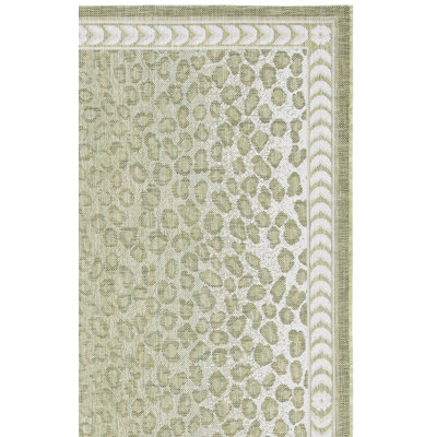 Tapis intérieur / extérieur vert Monteiro
