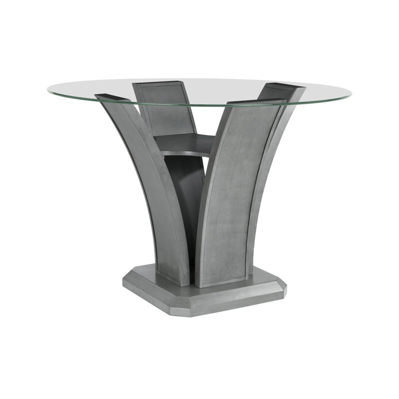 Table ronde à hauteur de comptoir Ashvini