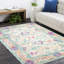 Ithica Oriental Area Rug in Beige/Pink/Green-100178791