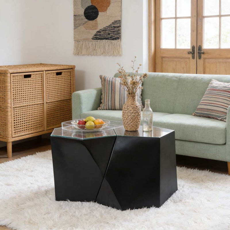 Ensemble de table basse, Noir