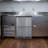 Newair 24" Outdoor Undercounter Convertible Refrigerator and Freezer, Stainless Steel, Dual Zone with Drawers